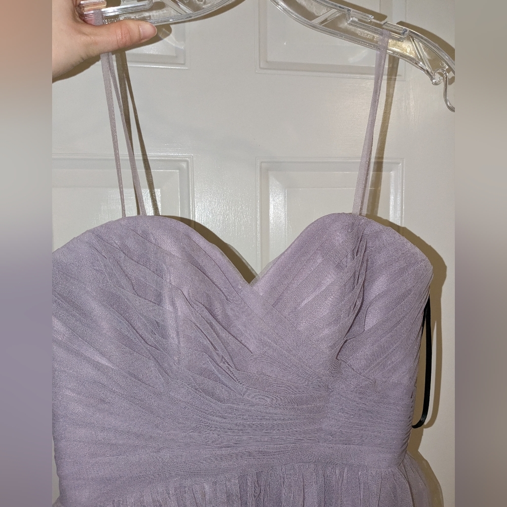 Full length gown; lavendar purple; - Picture 10 of 11